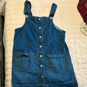 American Eagle Outfitters Blue Denim Mini Dress